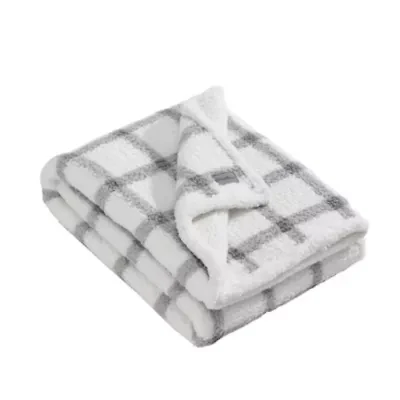 Bunkhouse Plaid Plush Fleece Throw Blanket