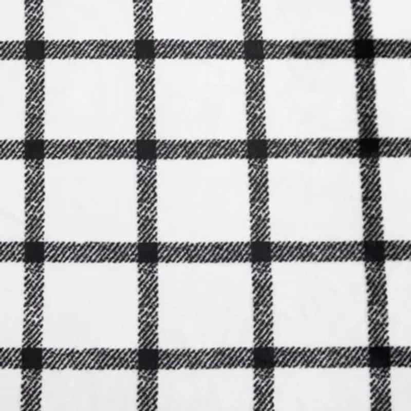 Bunkhouse Plaid Plush Fleece Throw Blanket