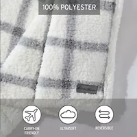 Bunkhouse Plaid Plush Fleece Throw Blanket