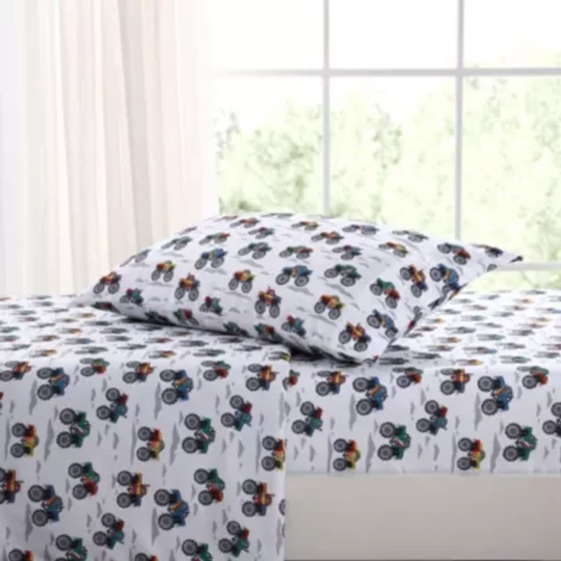 Trucks Ultra Soft Microfiber 4 Piece Sheet Set