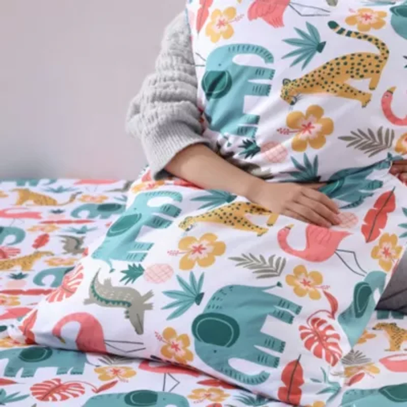 Wild Animals Ultra Soft Microfiber 4 Piece Sheet Set