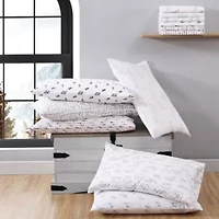 Canoe Lake Paddle 100% Cotton Percale- 4 Piece- Sheet Set