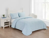Double Stuff Cotton Quilt-Sham Set