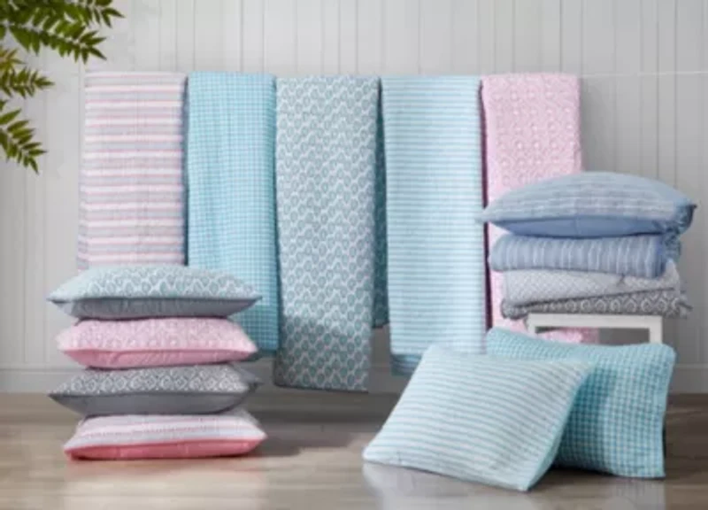 Double Stuff Cotton Quilt-Sham Set