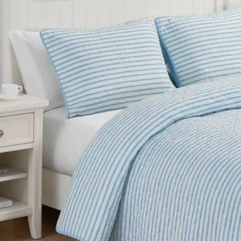 Double Stuff Cotton Quilt-Sham Set