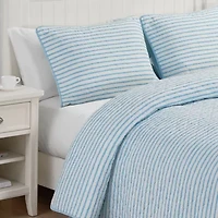 Double Stuff Cotton Quilt-Sham Set