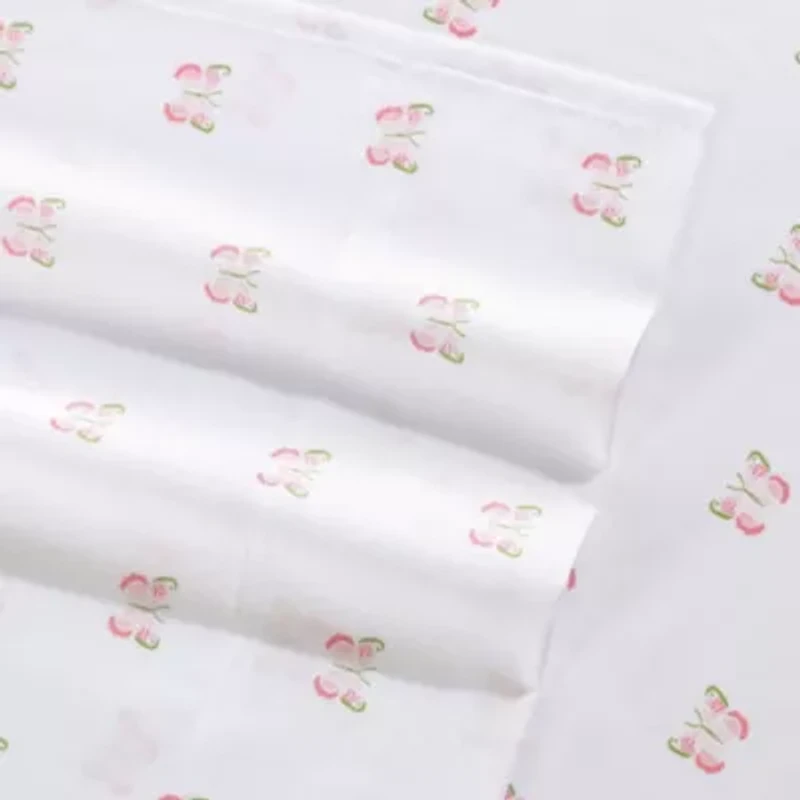 Fluttery Friends Ultra Soft - 4 Piece- Sheet Set
