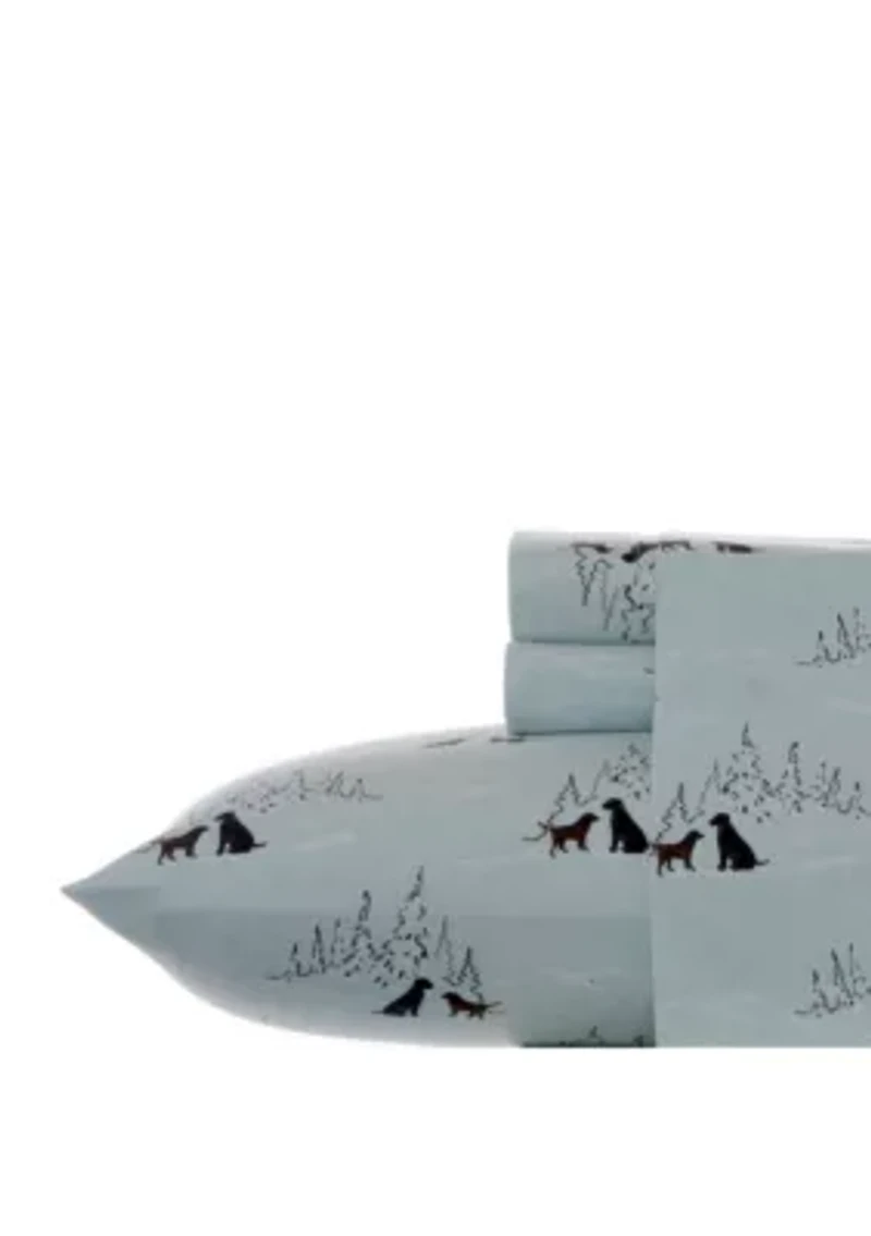 Dog Friends Flannel Sheet Set