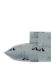 Dog Friends Flannel Sheet Set