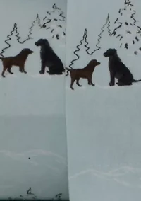 Dog Friends Flannel Sheet Set