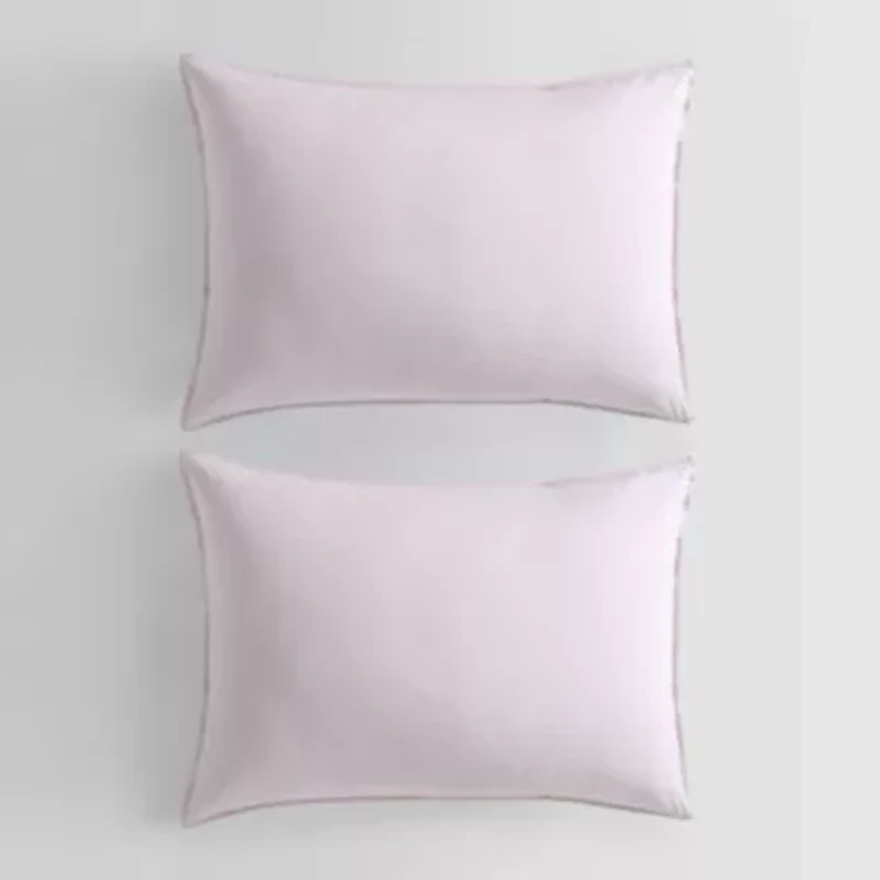 Washed Percale Brown Queen Duvet Cover Set-3 Piece