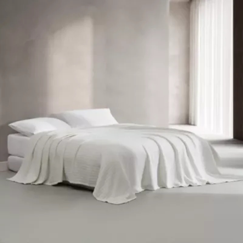 Essential Garment Washed Cotton Coverlet