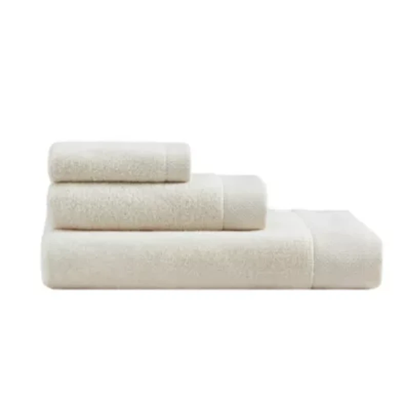 Entwine Solid Beige 3 Pc Towel Set -3 Piece
