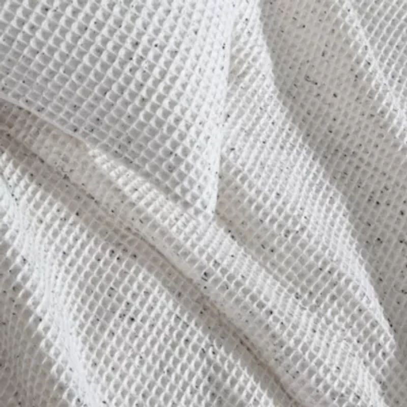 Speckled Waffle Natural Queen Duvet Cover Set-3 Piece