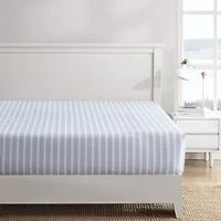 Nautica Beaux Stripe 100% Cotton Fitted Sheet