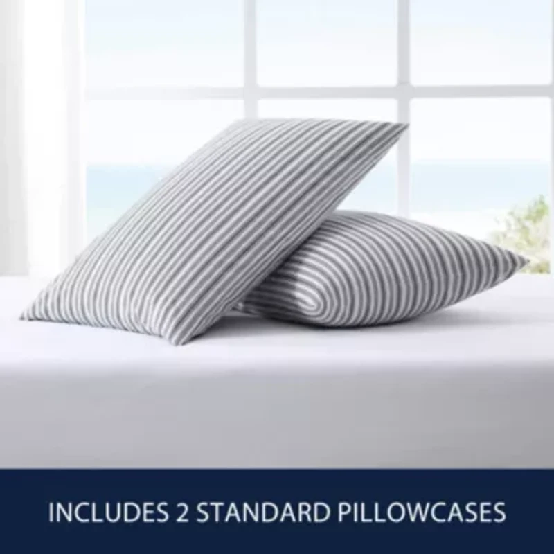 Nautica Coleridge Stripe 100% Cotton Pillowcase