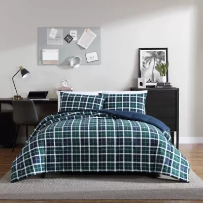 Northsail Plaid Microfiber Comforter-Sham Set