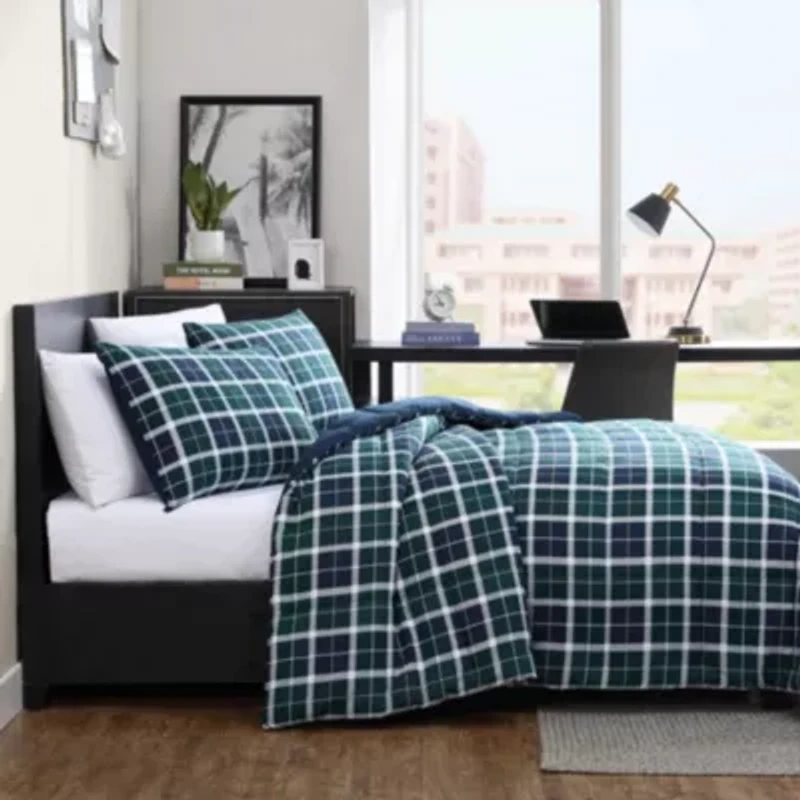 Northsail Plaid Microfiber Comforter-Sham Set