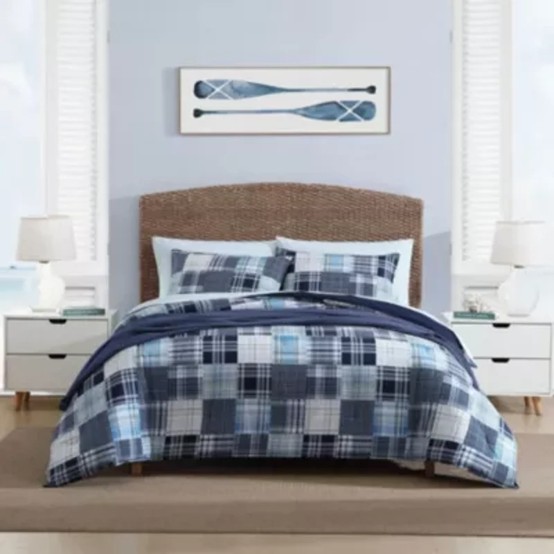 Mason Patchwork 100% Cotton Comforter-Sham Set