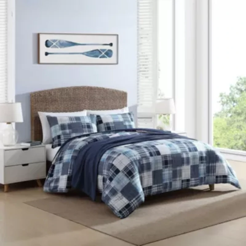 Mason Patchwork 100% Cotton Comforter-Sham Set