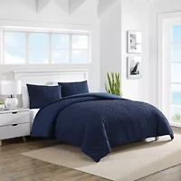 Point Harbor Microfiber Comforter-Sham Set