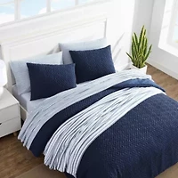 Point Harbor Microfiber Comforter-Sham Set