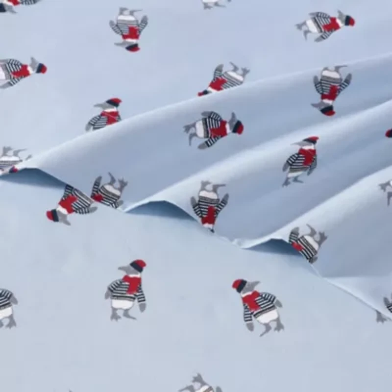 Penguin Toss Microfiber Sheet Set