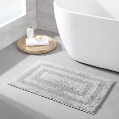 Micellar Solid Reversible 100% Cotton Bath Rug