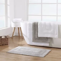 Micellar Solid Reversible 100% Cotton Bath Rug