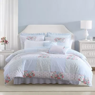 Hope Patchwork 100% Cotton Comforter Sham Bonus Set