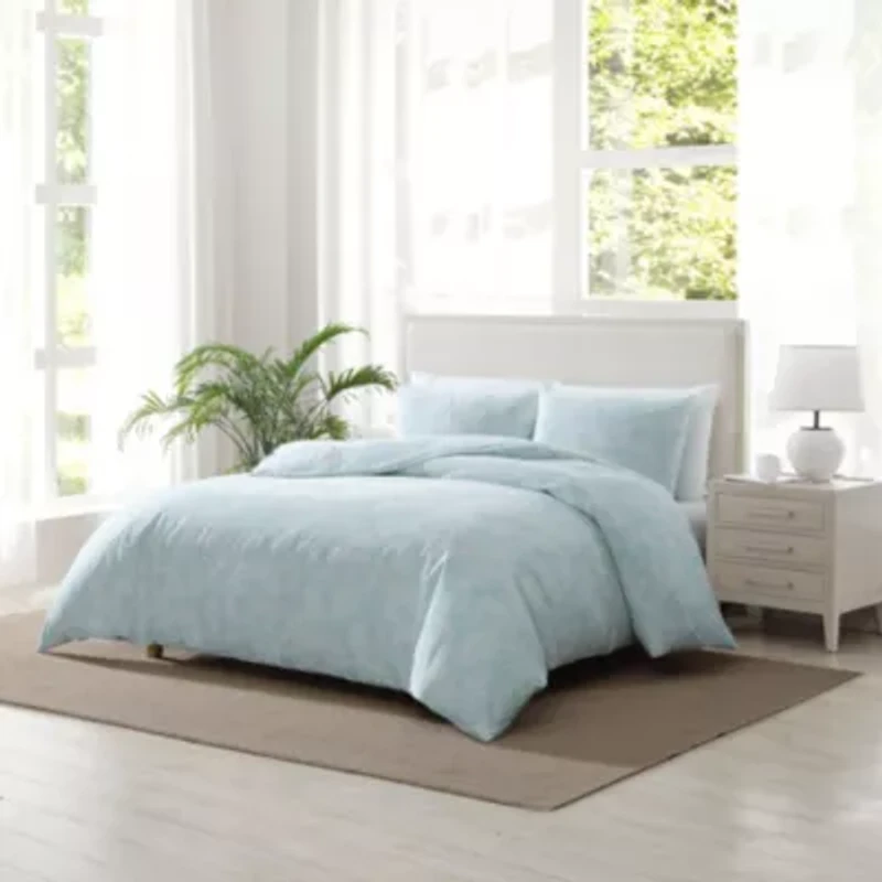 Art Of Palms 100% Cotton Comforter-Sham Set