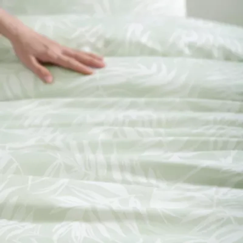 Art Of Palms 100% Cotton Comforter-Sham Set