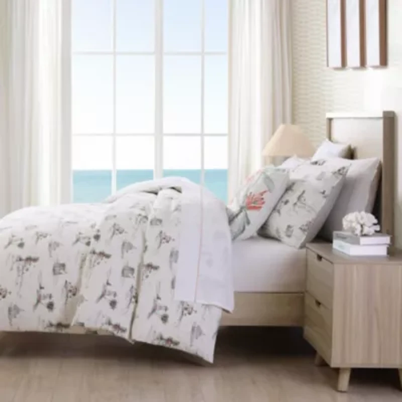 Beach Club 100% Cotton Comforter-Sham Set