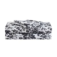Betsey's Toile Microfiber Sheet Set