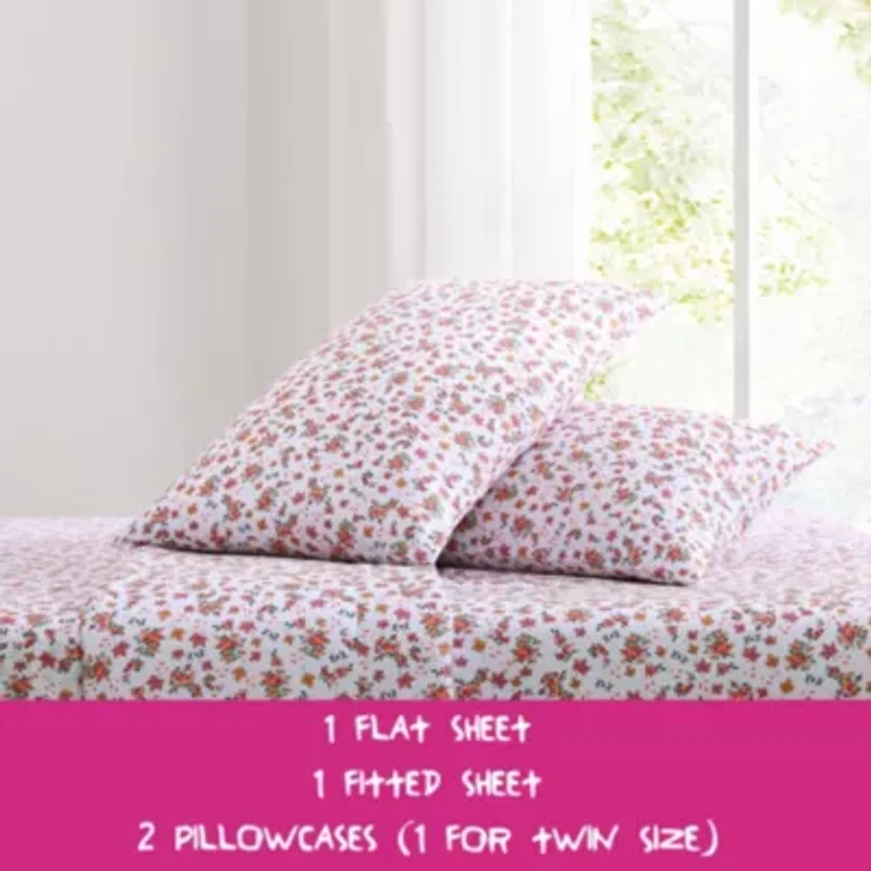 Fall Foliage Microfiber Sheet Set