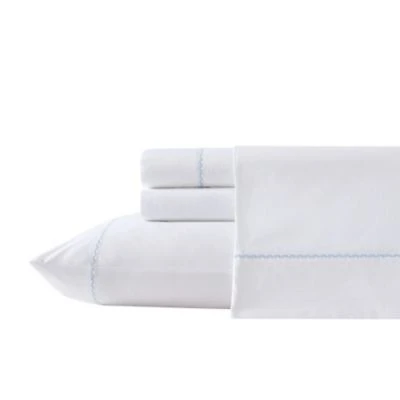 Scallop Embroidered 100% Cotton Sheet Set
