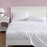 Scallop Embroidered 100% Cotton Sheet Set