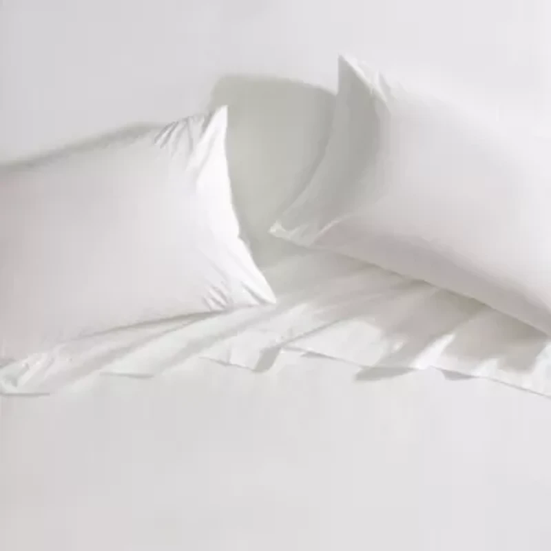 Scallop Embroidered 100% Cotton Sheet Set