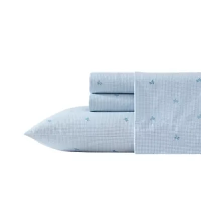 Turtle Gingham 100% Cotton Sheet Set
