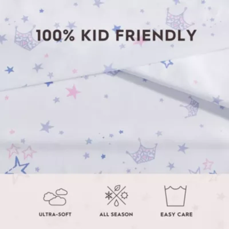 Dancing Stars Microfiber Sheet Set