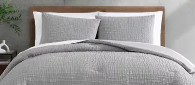 Serenity Wavy Lines Microfiber Comforter Set