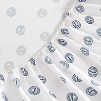 Tossed Button Microfiber Sheet Set