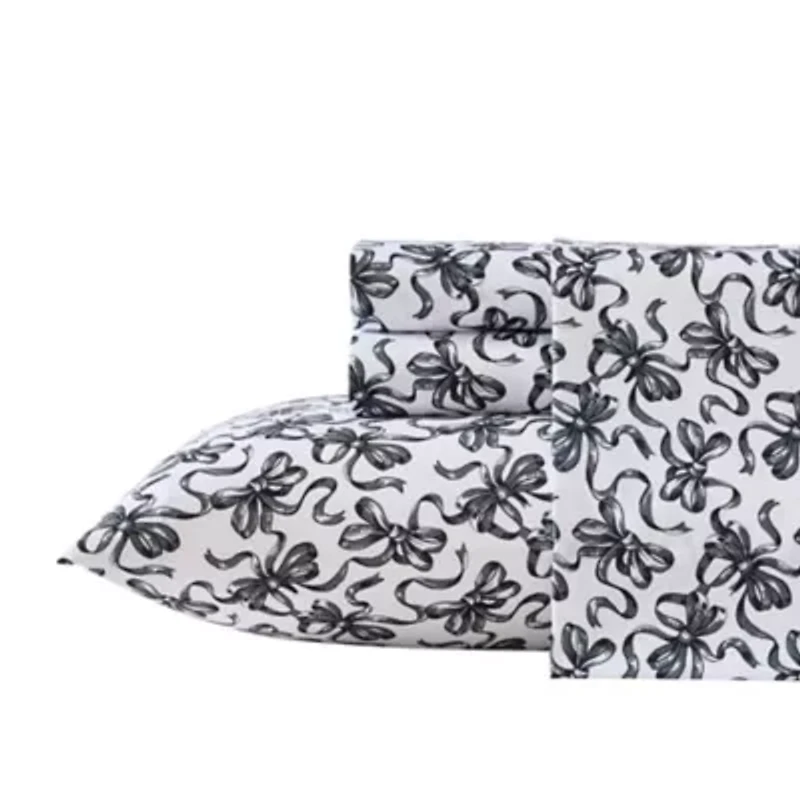 Ballet Bows Microfiber Sheet Set