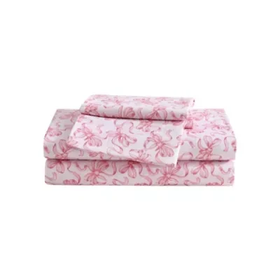 Ballet Bows Microfiber Sheet Set
