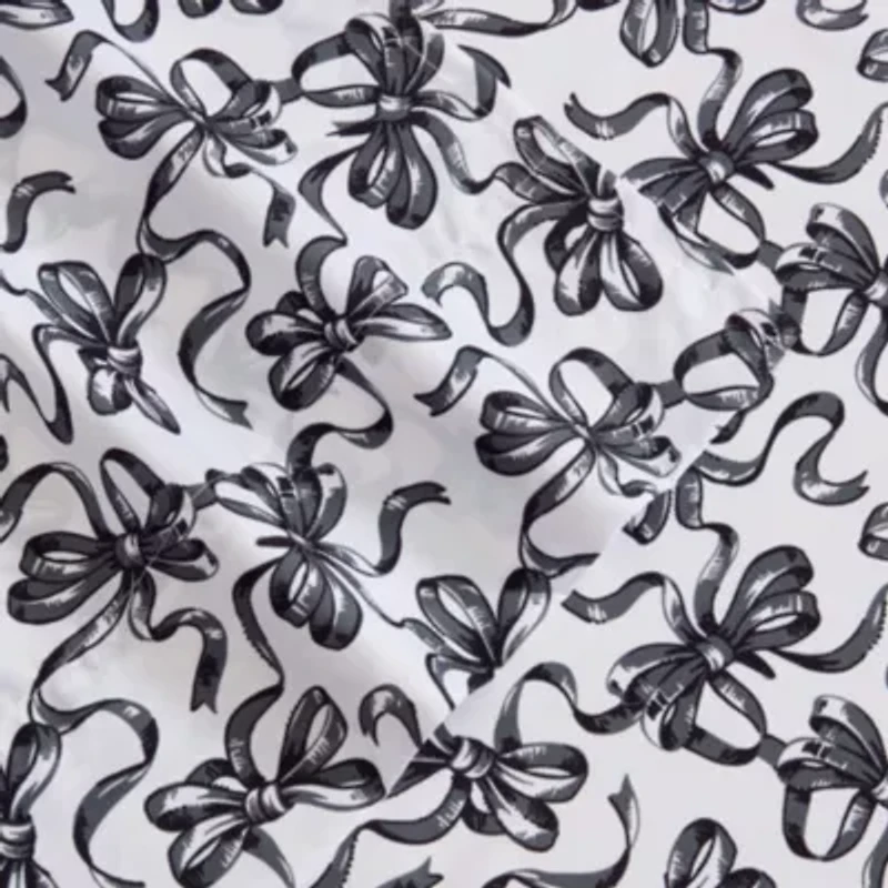 Ballet Bows Microfiber Sheet Set