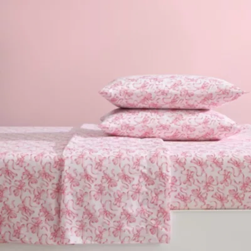 Ballet Bows Microfiber Sheet Set