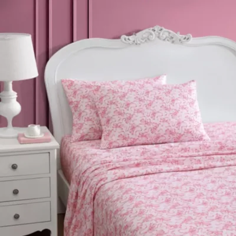 Ballet Bows Microfiber Sheet Set