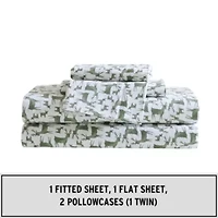 Deer Camp Cotton Sheet Set