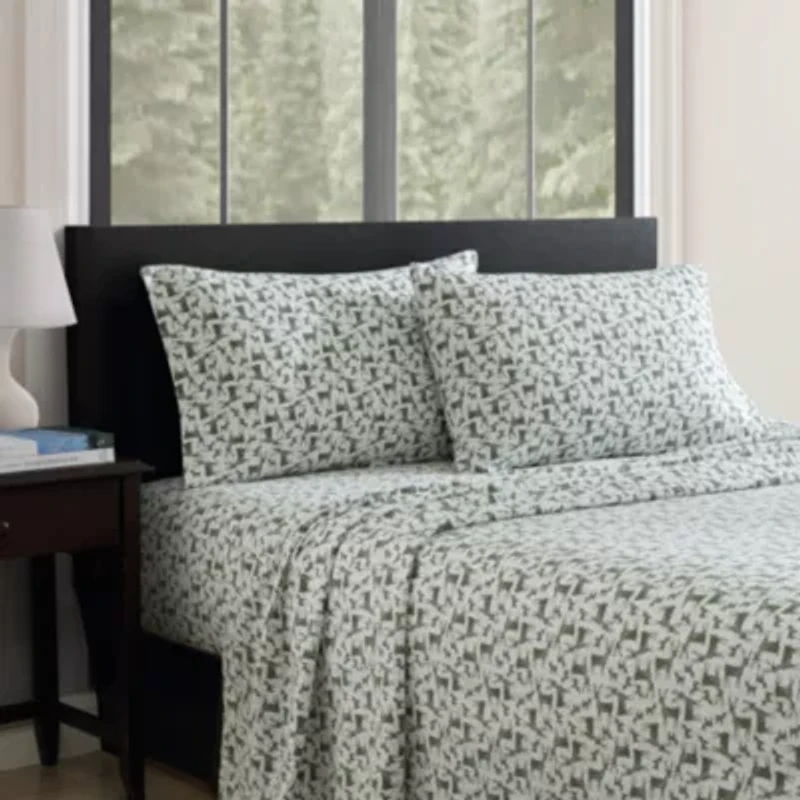 Deer Camp Cotton Sheet Set