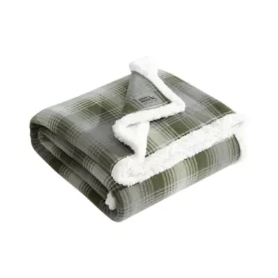 Nordic Plaid Microfiber Throw Blanket